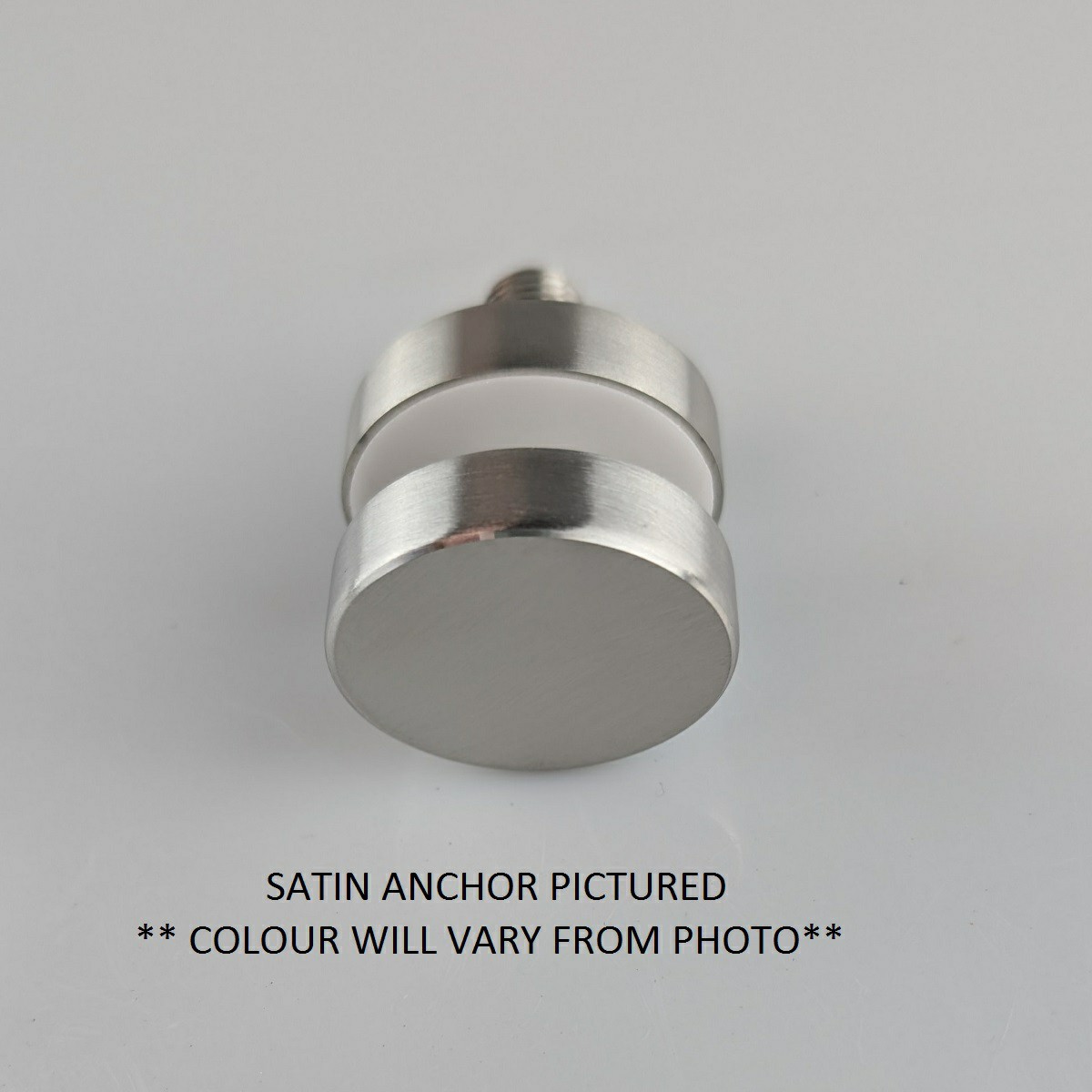 Image of Glass Anchor - 32mm x 10mm - Matt black - colour will vary from pictured